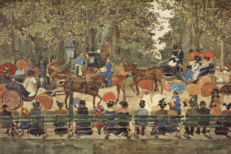 Maurice Prendergast Central Park, china oil painting image